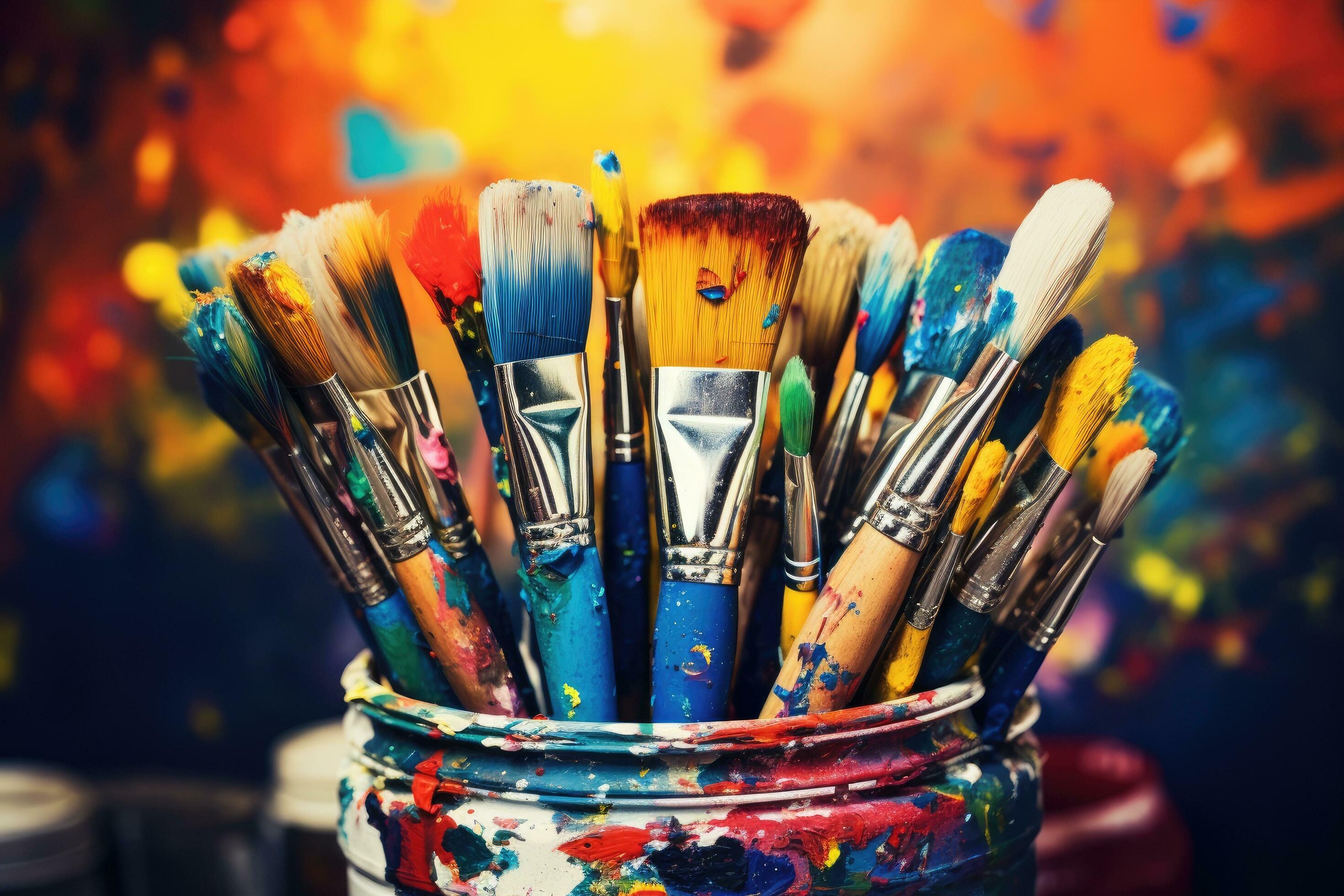 Paints and Brushes - Artistic Essentials